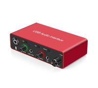 Fuhjythy 192KHz USB Audio Interface Sound Card XLR Interface Studio for Podcast Recording Equipment Professional