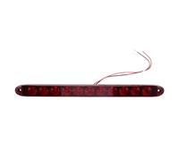 Fuhjythy 1Pcs Red 15 Inch 11 Led Light Bar Stop Turn Tail 3Rd Brake Light Truck Trailer Identification Id Bar Waterproof