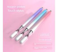Fuhjythy 1Set Magnetic Dual-Use Handwriting Stylus Transparent Disc Built-in Suction Cup Phone Tablet Capacitive Pen Aluminum Alloy + Fiber Touchscreen Pen Mobile Phone Capacitive Pen,A