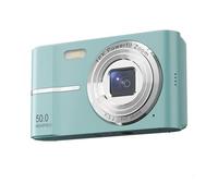 Fuhjythy 2.4 Inch Retro Digital Camera 4K HD Small Portable CMOS Mini Camera 50MP 16x Zoom Video Recorder Camera Easy to Use Green