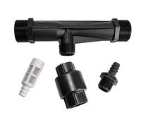 Fuhjythy 2 Inch Venturi Fertilization System Male Thread Irrigation Venturi Automatic Injector Syringe Kit