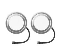 Fuhjythy 2 Pack Range Hood Light Bulbs Hole Closet Stove LED Light Under Cabinet Lights Replacement Kitchen Light Replacement