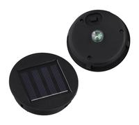 Fuhjythy 2 Pack Solar Lights Replacement Top Solar Panel Lantern Lid Lights, Lantern Light Replacement, Garden Patio Decor