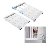 Fuhjythy 2 Pcs School Locker Shelf Organizer - Adjustable Locker Divider Mate Easy to Install for Extending Locker Use Space