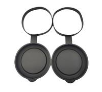 Fuhjythy 2 Pieces Binoculars Protective Rubber Objective Lens Cap Binocular Best Protect 61-63MM