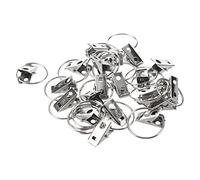 Fuhjythy 20 pcs clip Rings for Curtain Rod Curtains Clips.