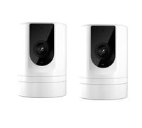 Fuhjythy 2PC 1080P Security Camera Indoor, Pet Camera Use Ease Life APP, Voice Intercom Foldable Baby Camera for Home Security