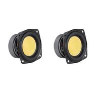 Fuhjythy 2Pcs 3 Inch Portable Aduio Speaker 4 Ohm 20W Full Range Sound Speaker Multimedia Loudspeaker Desktop Bookshelf Audio