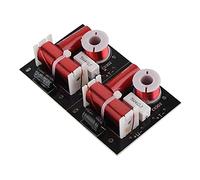 Fuhjythy 2Pcs 400W Speaker Frequency Divider 2 Way 2 Unit Hi-Fi Soundshelf Crossover Filters Woofer and Tweeter