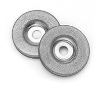 Fuhjythy 2Pcs 50mm Diamond Grinding Wheel Circle Disc for Electric Multifunctional Sharpener Grinder Sharpening Accessories