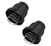 Fuhjythy 2pcs AA Button Igniter Switch Igniter Button Cover and Spring Igniter Button Cover Grill Replacement