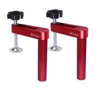 Fuhjythy 2pcs Dog Hole Clamp Woodworking Bench Stop Bench Dog Clamp Aluminum Alloy Desktop Fixed Clip - Hold Down Clamps 19mm