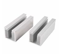 Fuhjythy 2Pcs Fan Radiator/Aluminum Heatsink/To-220 Heat Sink/To-3P Heat Sink/3P11 Heat Sink 40X40-100mm