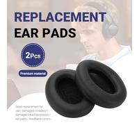 Fuhjythy 2Pcs Protein Leather Replacement Ear Pads, Q20BT Headphones Earpads