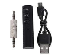 Fuhjythy 3.5mm Jack Bluetooth Car Kit Wireless Hands-free Music Audio Receiver Adapter Car AUX Kit for Speaker Headphone Car Stereo