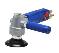 Fuhjythy 3 Inch Water-Feed Pneumatic Sander Water Wet Polisher for Marble Jade Various Types of Stone Polishing