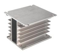 Fuhjythy 3 Phase Heat Sink 80X110X100mm for SSR Solid State Relay Aluminum Heatsink