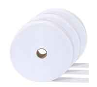 Fuhjythy 3 Roll Batting Strip 2 1/2 Inch Cotton Blend Fleece Batting for Rugs,Throw Rugs,Braided Rug