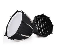 Fuhjythy 30cm Octagonal Softbox Mini Bowens Mount Quick Release Honeycomb Grid Softbox for ZU60 or M60 COB Fill Light Studio