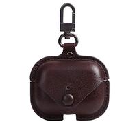 Fuhjythy 3D Headphone Case for Case Leather Luxury Cover for Cases Earphone Bags Straps,Dark Brown