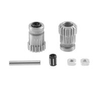 Fuhjythy 3D Printer MK3 Drive Gear Extruder Dual Gears Kit Drive Gears Extrusion Wheel for Upgrade Prusa I3 MK2 MK2S 3D Printer