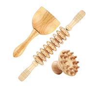 Fuhjythy 3Pcs Body Gua Sha Board Scraping Paddle Massager for Back Legs Body Shaping Lymphatic Drainage Cellulite