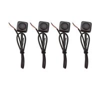 Fuhjythy 4 PCS Momentary Push Button on Off Switch Plastic Momentary Switch 12V 24V Mount Mini Button Switch