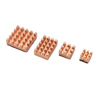 Fuhjythy 4 Pieces Cooling Copper Heatsink for 4B 1G 2G 4G Cooling Heatsinks Cooler(Pure Coper Heatsink)