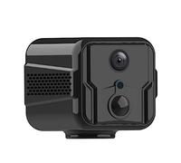 Fuhjythy 4G Wireless Mini Camera 2-Way Audio Remote Network Monitoring 1080P IP Camera (A)