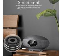 Fuhjythy 4Pcs 40X20Mm Aluminum HiFi AMP Speaker Isolation Stand Turntable Feet Pad