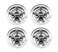 Fuhjythy 4Pcs 8Inch Golf Cart Wheel Covers, 5 Spoke Design Hub Cap for Golf Carts for Club Car,
