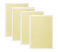 Fuhjythy 4pcs Laserengraving Marking Paper, White Laserdimming Paper Laserengraving Test Focus Paper for Ceramic Glass Metal