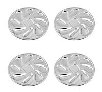 Fuhjythy 4PCS Oyster Plate Stainless Steel Oyster Plates Shell Shaped Oyster Container with 8 Slots for Oyster Sauce