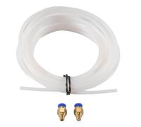 Fuhjythy 5 Meters PTFE PTFE Bowden Tube With 2PCS PC4-M6 Fitting for 1.75mm Filament Printer Bowden Hotend