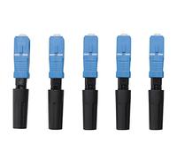 Fuhjythy 50 Pcs Embedded Sc Upc Fiber Optic Fast Connector Ftth Single-Mode Fiber Optic Sc Quick Connector Sc Adapter Field Assembly
