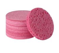 Fuhjythy 50PCS Cleansing Pads for Face Compressed Sponges Turmeric Cleanser Pads for Skin Cleansing and Exfoliating,B