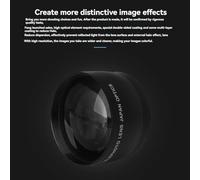 Fuhjythy 55mm 2.0x Telephoto Lens Teleconverter Lens Digital SLR Camera Parts Photography Accessory