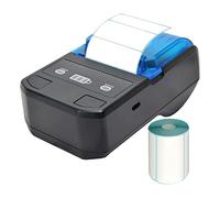 Fuhjythy 58mm Thermal Label Maker Wireless BT Mini Label Printer Barcode Printer with Rechargeable Battery, B