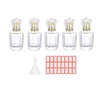 Fuhjythy 5Pcs 30Ml Glass Bottle Small Cosmetic Atomizer Perfume Bottles Atomizing Container Bottles for Travel Easy to Use