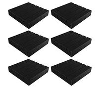 Fuhjythy 6 Pcs Soundproofing Sponge, Acoustic Foam,Wall Indoor Sound Absorption Treatment,Piano Room Sound-Absorbing Sponge