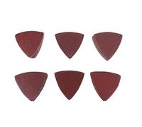 Fuhjythy 60pcs Triangular Hook and Loop Triangle-Sandpaper, Fit 3-1/8 Inch Oscillating Multi Tool Sanding Pad, Assorted 40 60 80 100 120 240 Grits