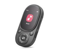 Fuhjythy 64GB Clip MP3 Player with Bluetooth 5.3, Lossless Sound, FM Radio, Voice Recorder, Supports Up to 128GB TF Card Black