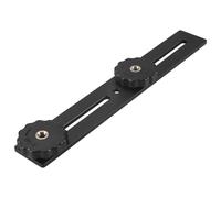 Fuhjythy 8 inch Dual Flash Camera Mount Tripod Bracket with 1/4 Screw for 3D Stereoscopic Photography DSLR Camera Accessories