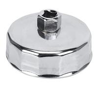 Fuhjythy 84mm 14 Flutes Oil Filter Cap Wrench Socket Cup Tool for Vehicle Car