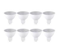 Fuhjythy 8PCS 7W MR16 LED Bulb GU5.3 Base 6000K 520LM White Light for Ceiling Light Track Light Home Use Bulb