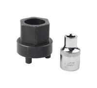 Fuhjythy A/C Compressor Clutch Hub Hub Remover Tool 2-Piece Set 5Se12C Remover Accessories Component