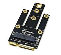 Fuhjythy Adapter Card MPCIE to KEY-B Expansion Slot MINIPCI-E to M.2 NGFF NIC Adapter Card WIFI Interface to M Adapter Card A