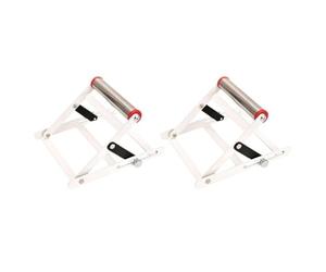 Fuhjythy Adjustable Cutting Machine Support Frame Table Saw Stand Adjustable Cutting Machine 2Piece