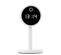 Fuhjythy Alarm Clock Camera HD 1080P Night Vision Motion Detection Portable Home Security Surveillance Wifi Clock IP Camera