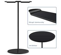 Fuhjythy Aluminum Double Headphone Stand for Desk PC Gaming Headsets Holder, Headphones Stand, Hanger Desk Display,Dual Balance